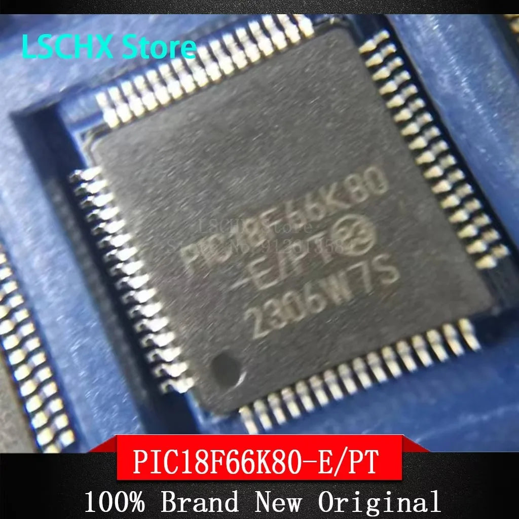 5-Pack PIC Microcontroller ICs – PIC10F, PIC16F & PIC18F MCUs