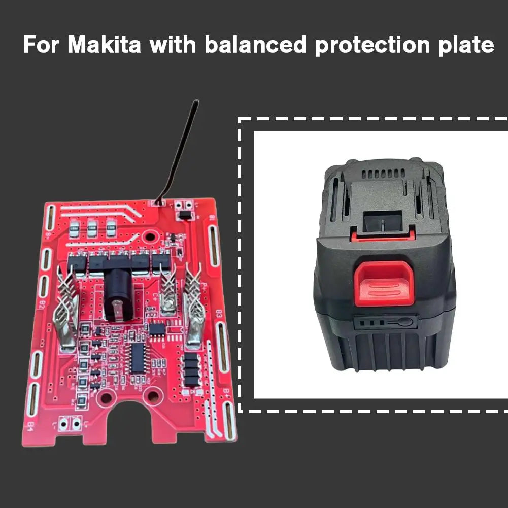 Makita 21V Li-Ion Battery PCB Board | Balanced Protection & Temp Control