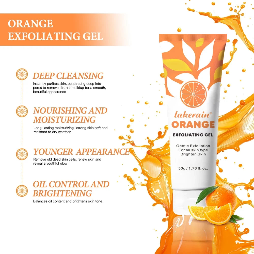 Lakerain Exfoliating Gel Scrub 50g – Brighten & Hydrate Skin