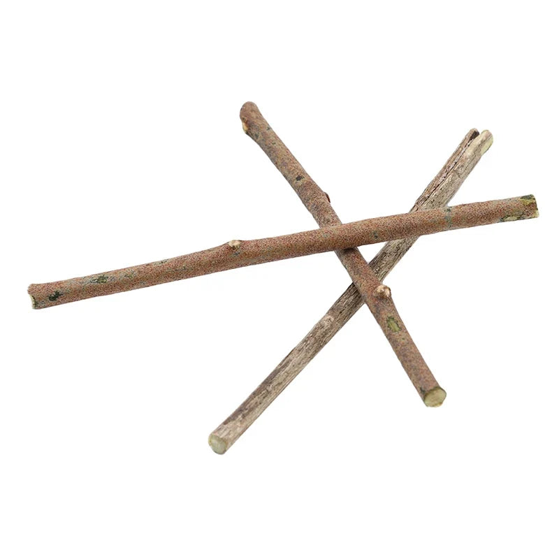 Miniature Wooden Sticks Fairy Garden Plant Support DIY Natural Craft