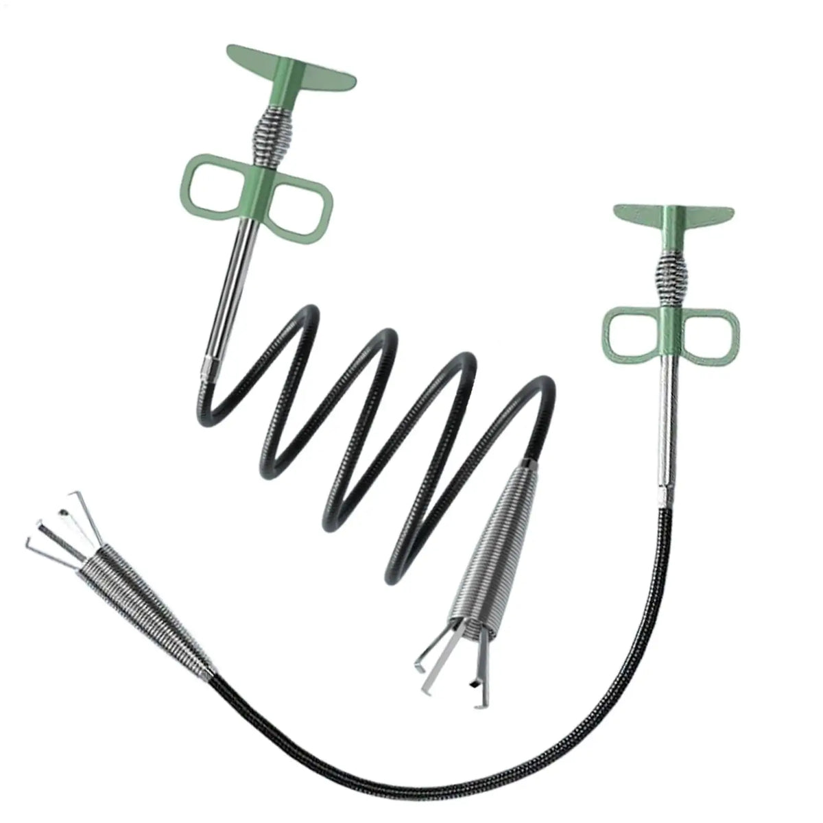 4-Claw Drain Snake Auger – Rustproof, Non-Slip Handle