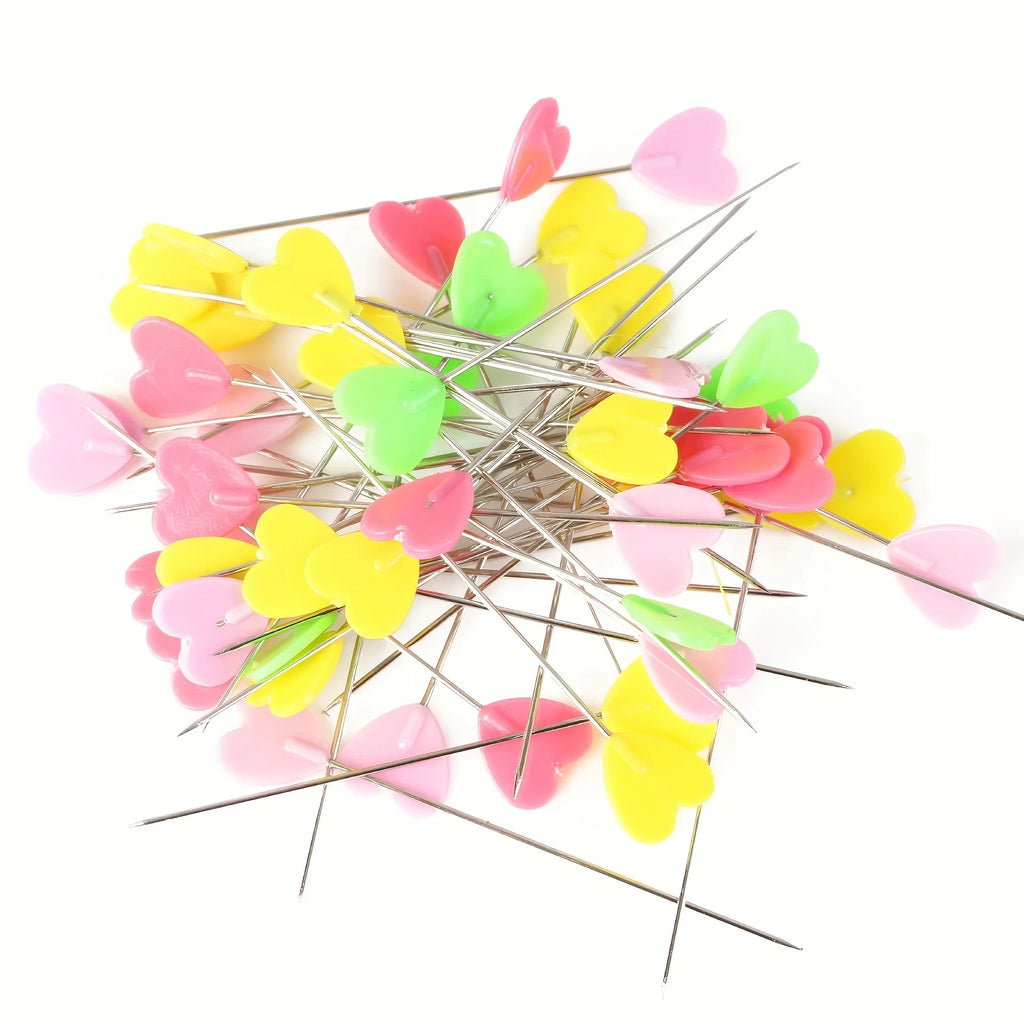 100 500PcsDressmaking Pins Embroidery Patchwork Sewing Quilting Tools