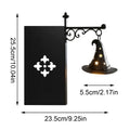 Halloween Bookshelf Lantern – Vintage Gothic Miniature Shelf Lamp