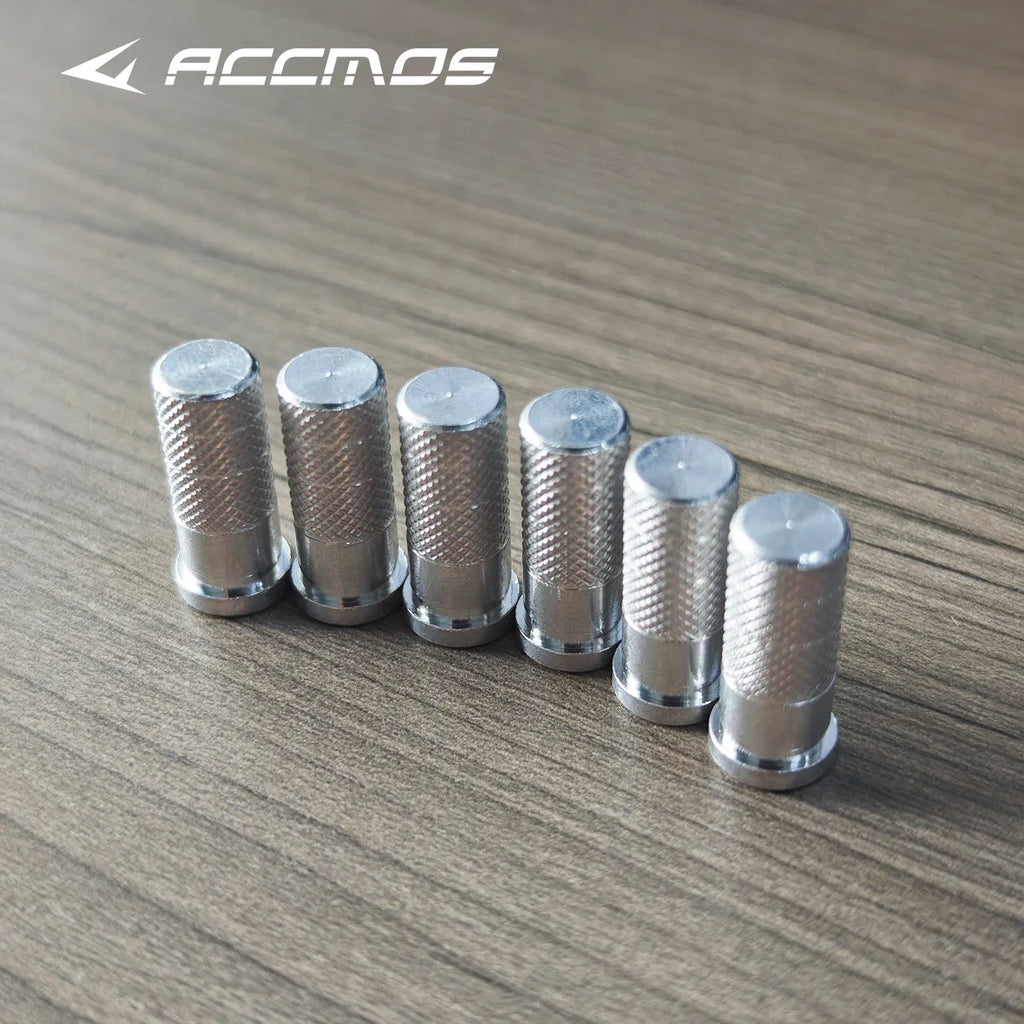 30 ID6 Flat-head Aluminum Alloy Arrow Nock Inner Diameter Outer Shaft