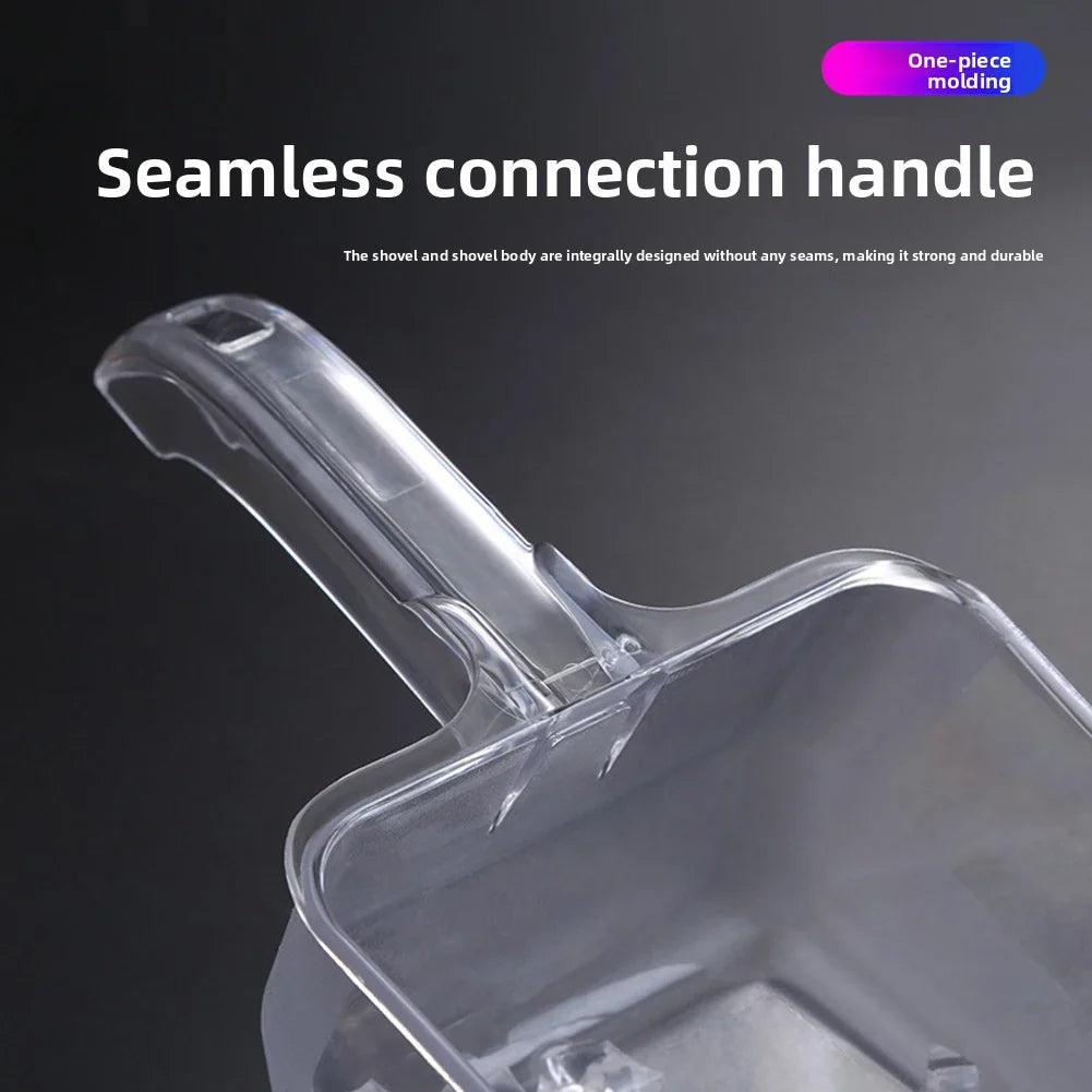 Clear Polycarbonate Ice Scoop – BPA-Free Food-Grade Shovel