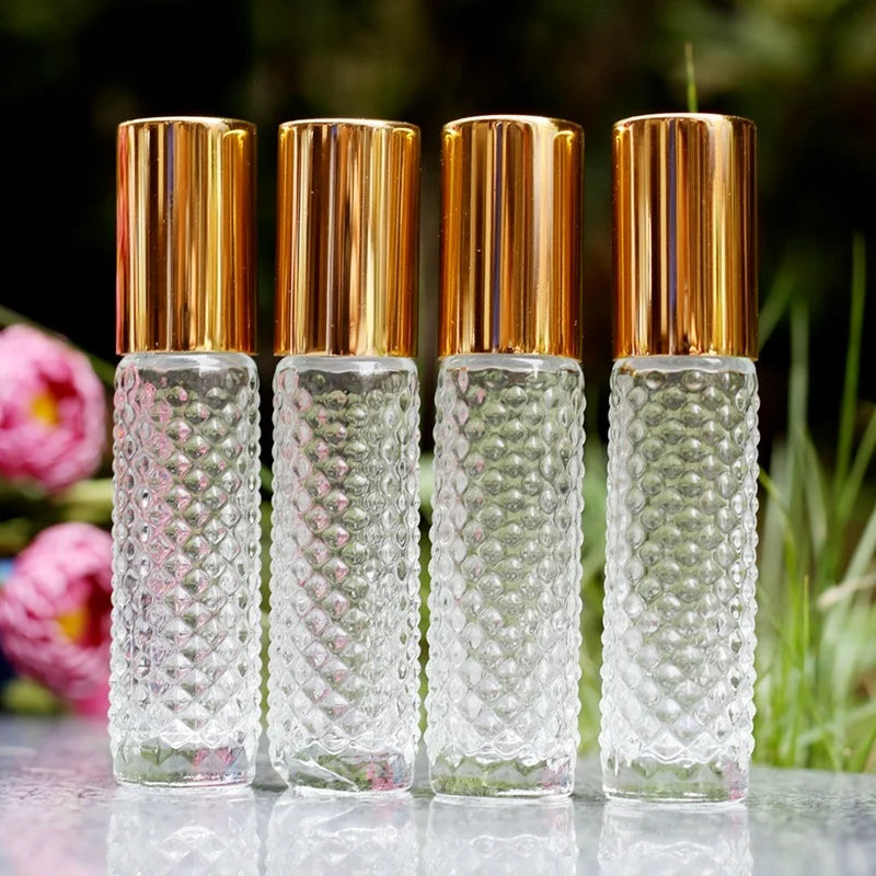 Glass Roll-On Bottles for Essential Oils & Perfume | Refillable