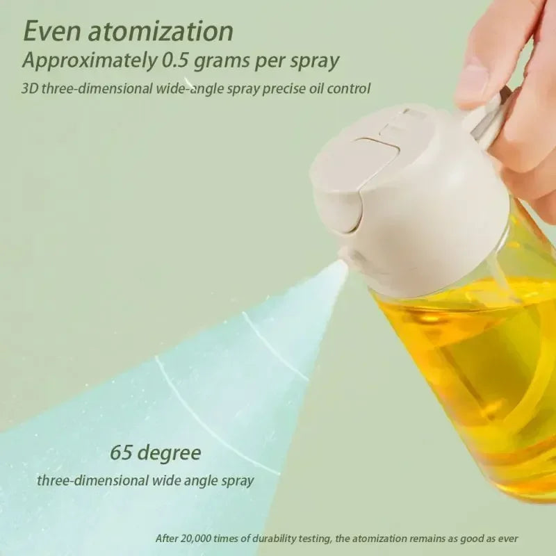 500ml Oil Spray Bottle for Kitchen, Air Fryer, BBQ & Camping