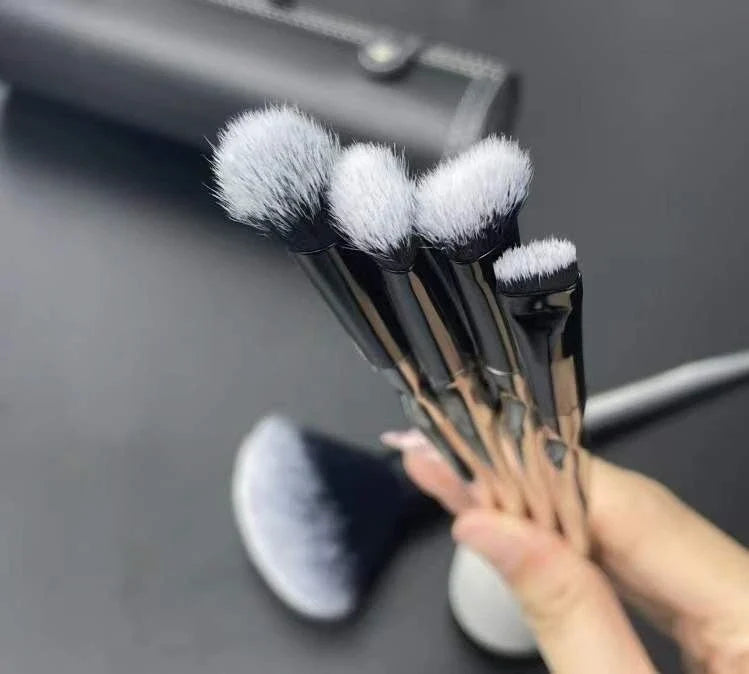 Professional 5-Piece Makeup Brush Set | Nylon Bristles