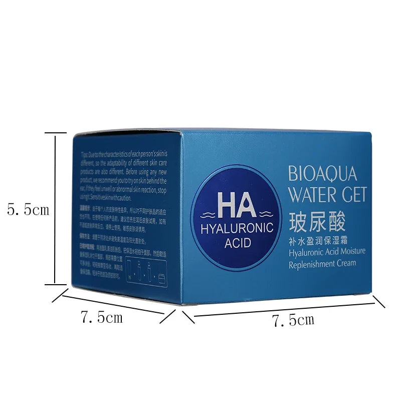BIOAQUA Hyaluronic Acid Face Cream – Collagen Moisturizer 50g