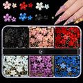 3D Acrylic Flower Nail Charms – DIY Floral Nail Art Decor Set