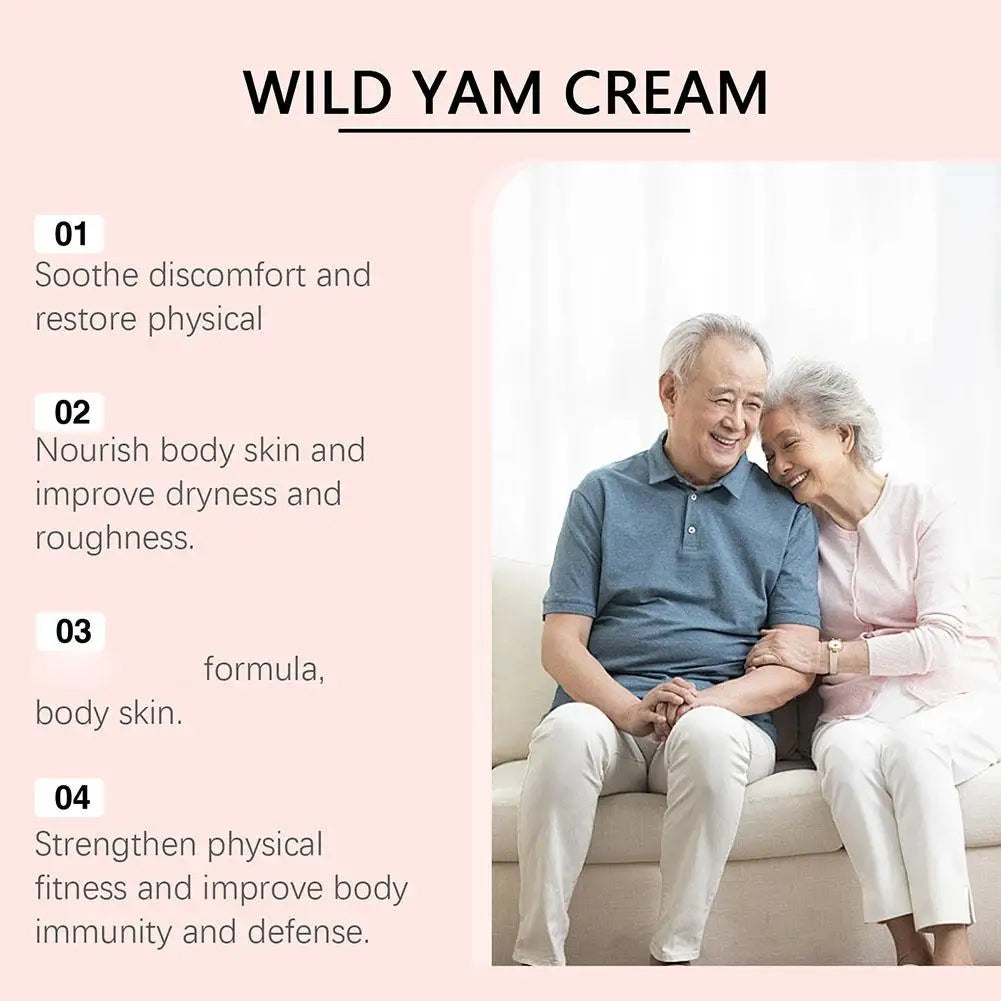 Wild Yam Root Cream – Natural Moisturizer & Skin Firmer for Women