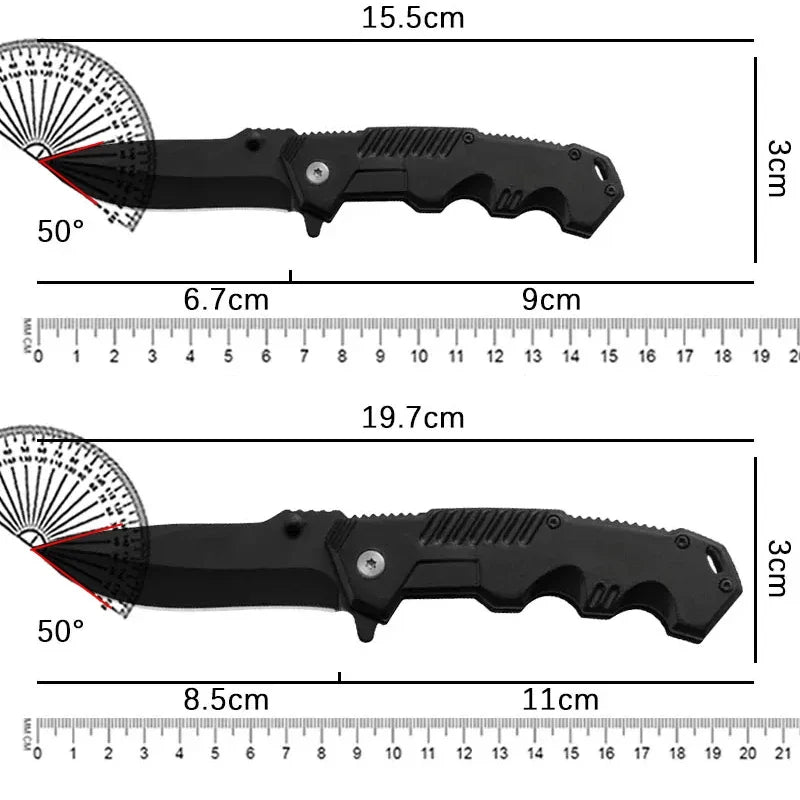 Folding Pocket Knife – Stainless Steel Portable Fruit & EDC Blade