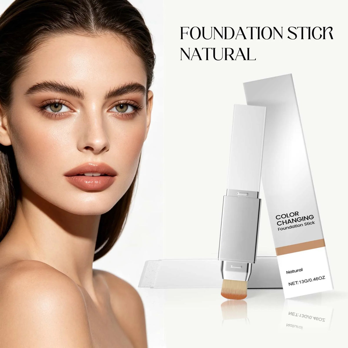 2-in-1 Color Changing Foundation & Concealer – All Skin Tones