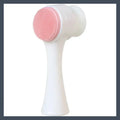 Double-Sided Silicone Facial Cleansing & Exfoliating Brush