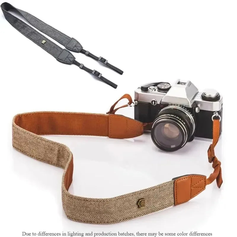 Retro Vintage Camera Neck Strap – Universal DSLR & Mirrorless