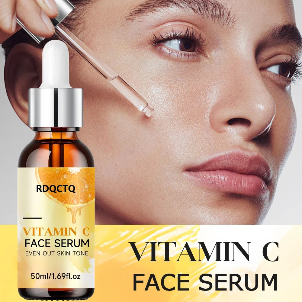 RDQCTQ Vitamin C Brightening Serum – Dark Spot Face Essence