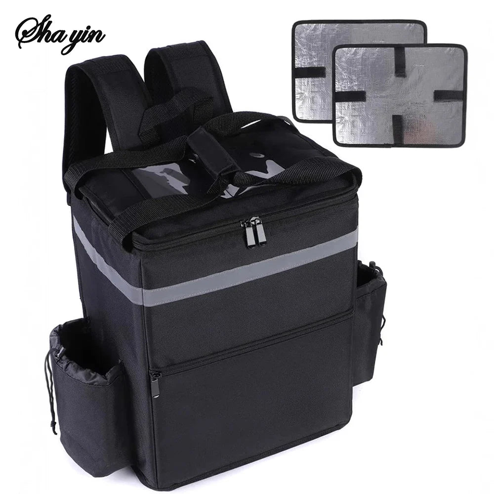 Insulated Delivery Backpack Thermal Food Bag Riders Large Capacity