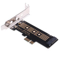 M.2 NVMe NGFF SSD to PCIe x1 Adapter Card + Half-Height Bracket