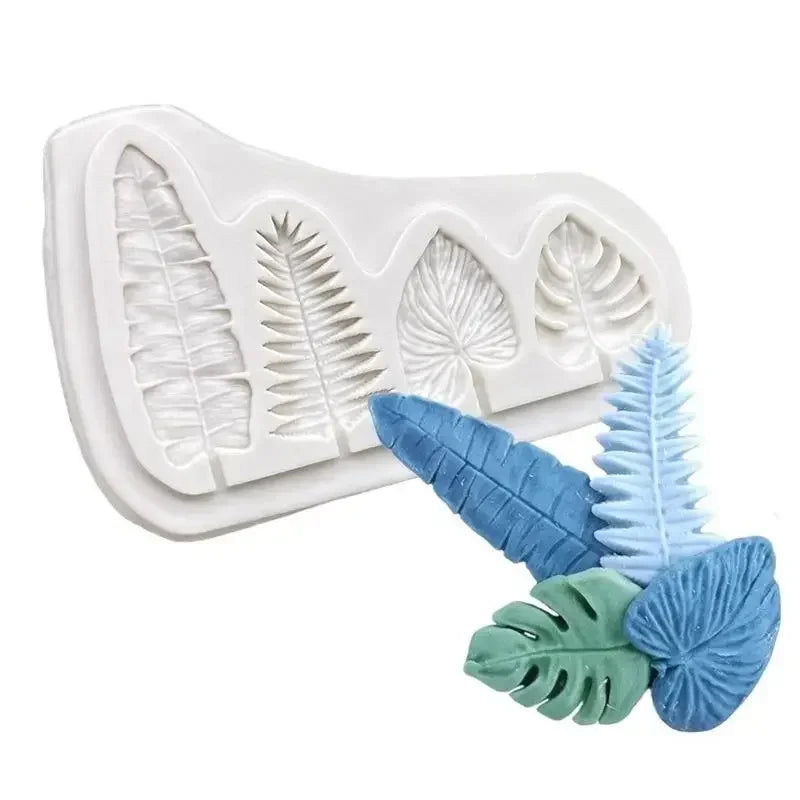 Leaf Silicone Mold – Fondant, Chocolate & Resin Baking Tool