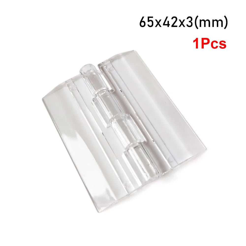 Clear Acrylic Folding Hinges 270° | 10 Pcs DIY Cabinet Hardware