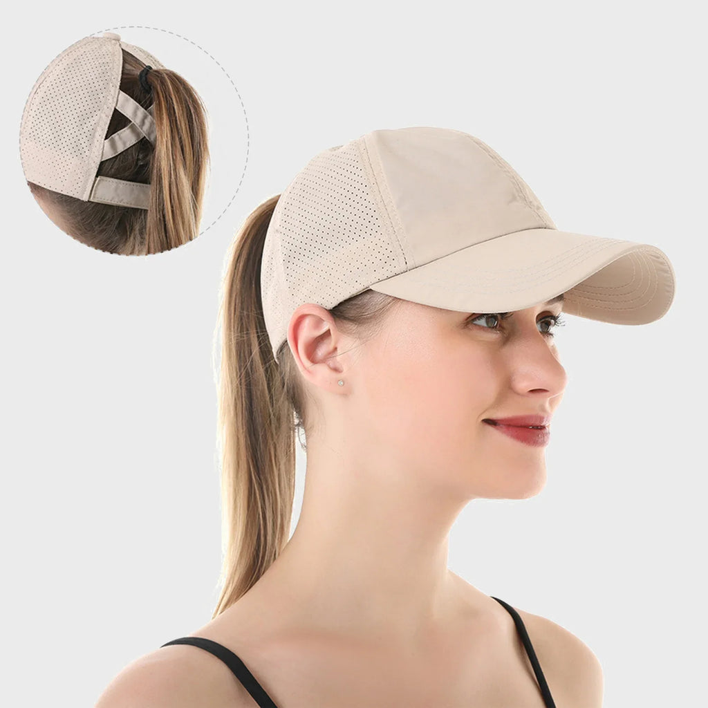 Women's Quick-Dry Adjustable Baseball Cap | Sun Hat for Outdoors