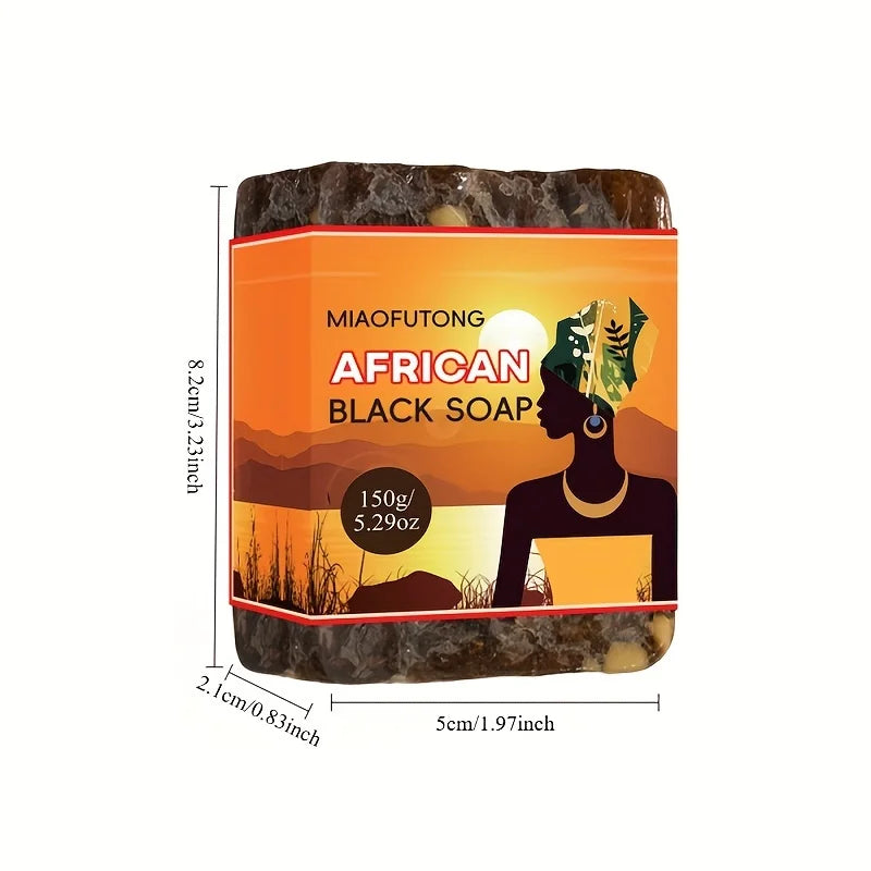 African Black Soap – Handmade Essential Oil Bar, All Skin Types