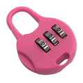 3-Digit Combination Padlock – Keyless Lock for Luggage & Lockers