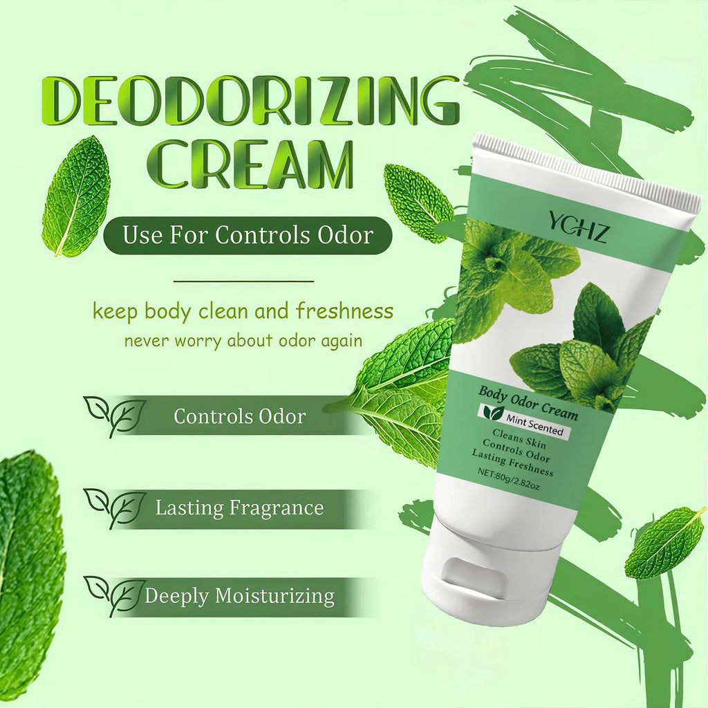 YCHZ Mint Full-Body Deodorant Cream | 72-Hour Freshness