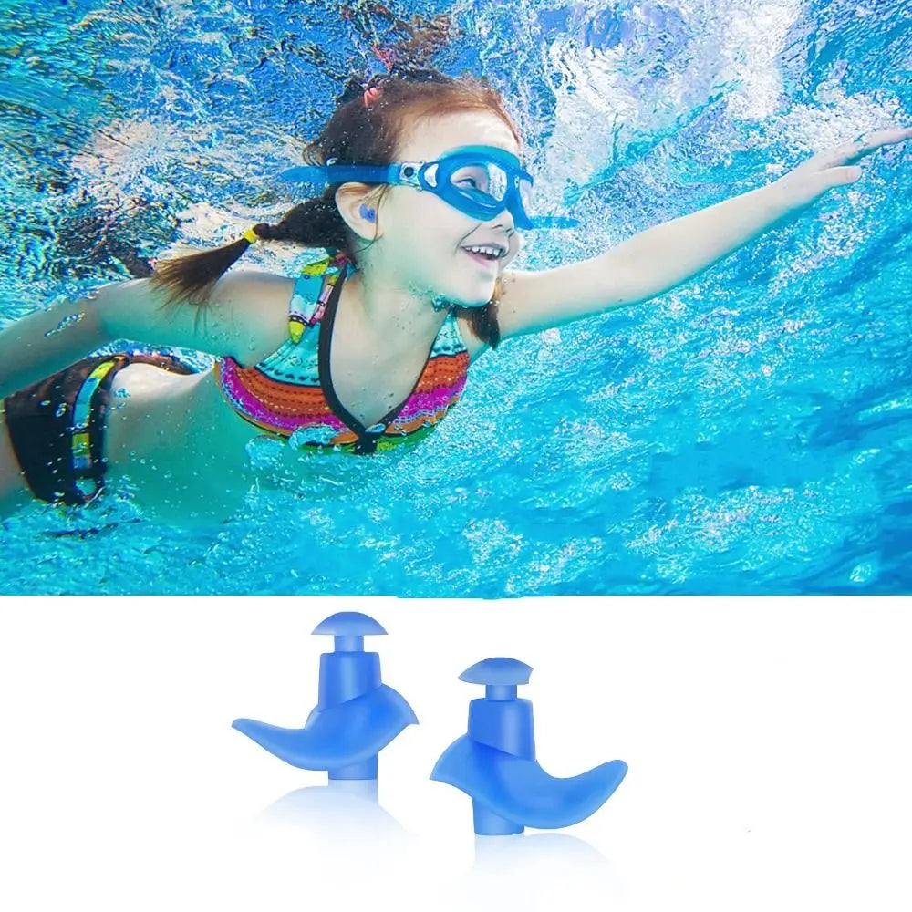 Silicone Swimming Earplugs – Waterproof Ear Plugs with Storage Box