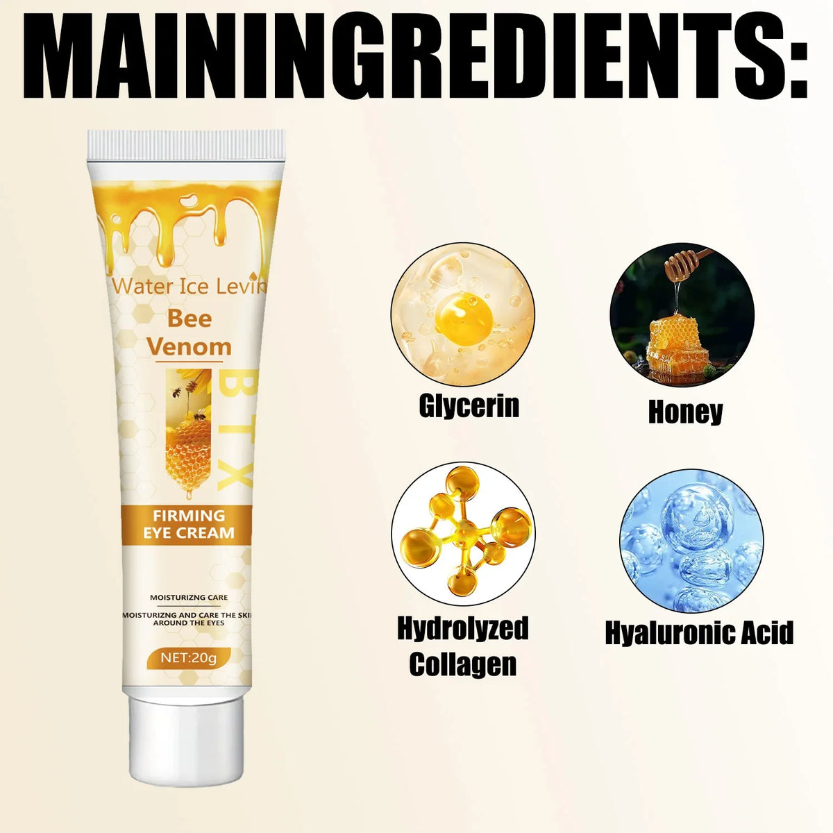 Bee Venom Eye Cream Stick – Firm, Hydrate & Brighten Eyes