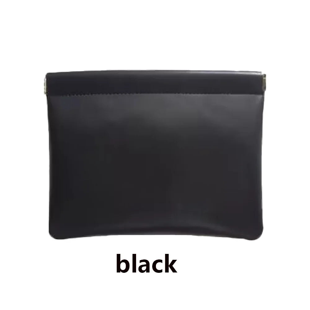 PU Leather Waterproof Storage Bag | Cosmetic & Jewelry Organizer