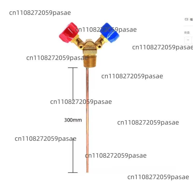 QF-13F Refrigerant Recovery Valve – High/Low Pressure Horn Valve