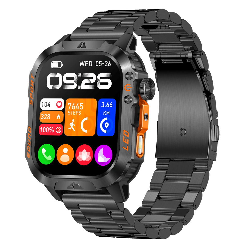 MINGCC Smartwatch – Wireless Calling, Heart Rate & Fitness