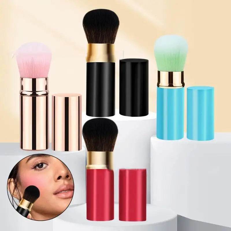 DIKALU Retractable Makeup Brush – Portable Blush & Powder