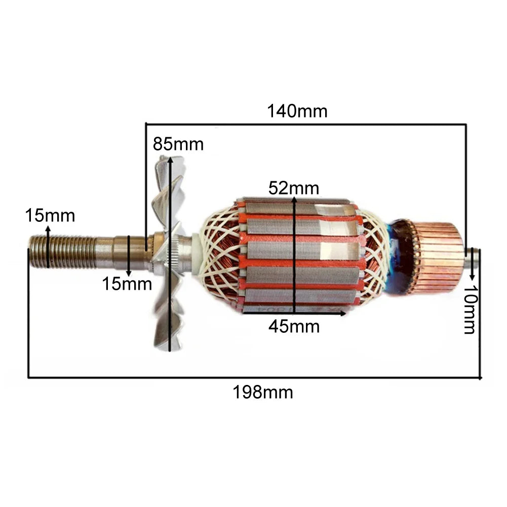 Armature Rotor for 255 Aluminum Cutting Saw | Motor Part