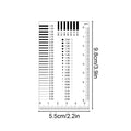 0.01mm Crack Width Gauge Card – Precision Defect Measurement Tool