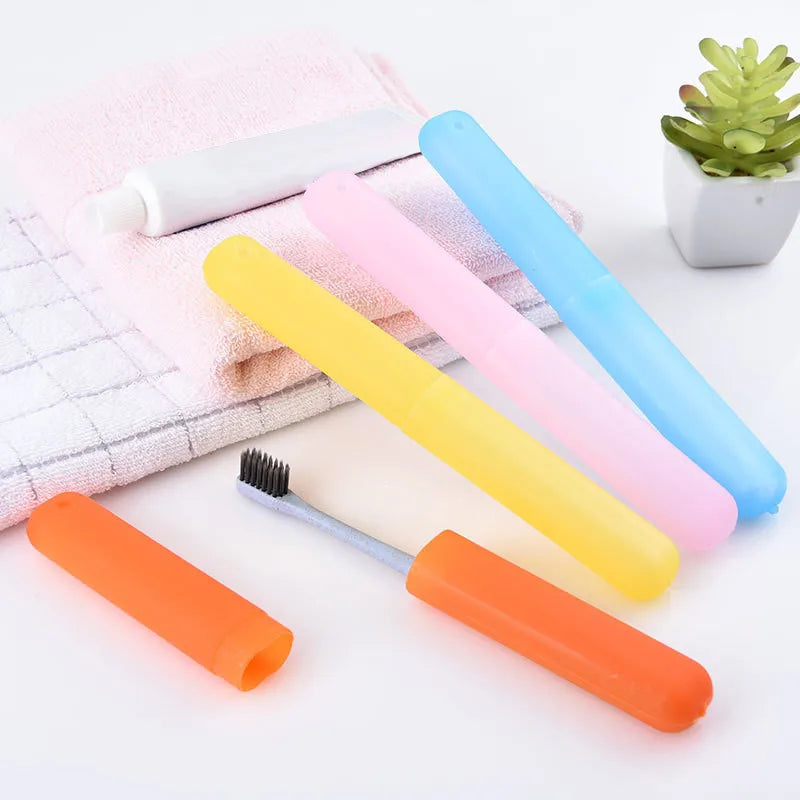 Portable Travel Toothbrush Case – Dustproof Holder Cover