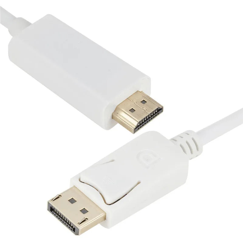 DisplayPort to HDMI Cable 1.8m – 1080p HD Adapter for PC & Laptop