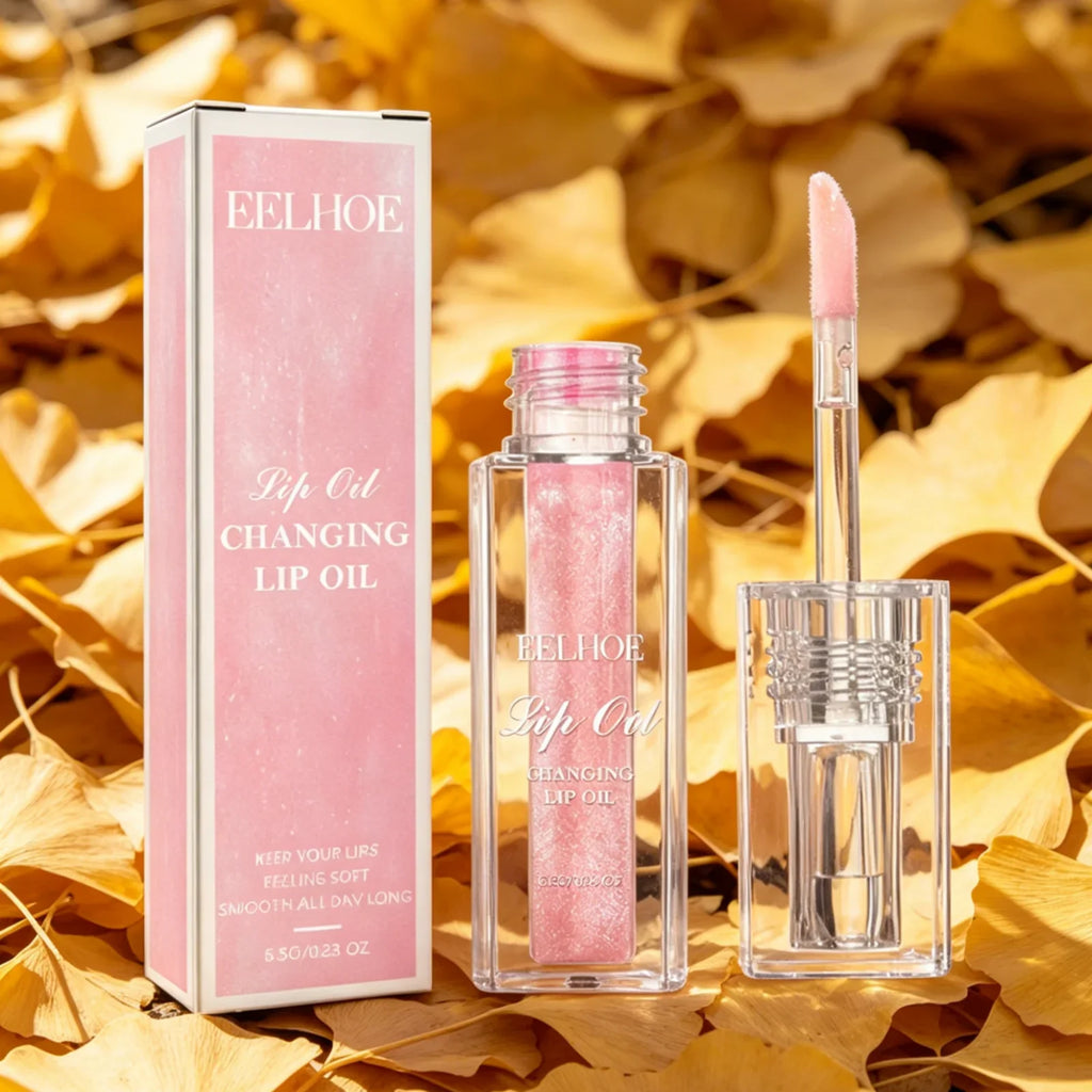 EELHOE Color Changing Lip Oil – Moisturizing Glossy Lip Gloss