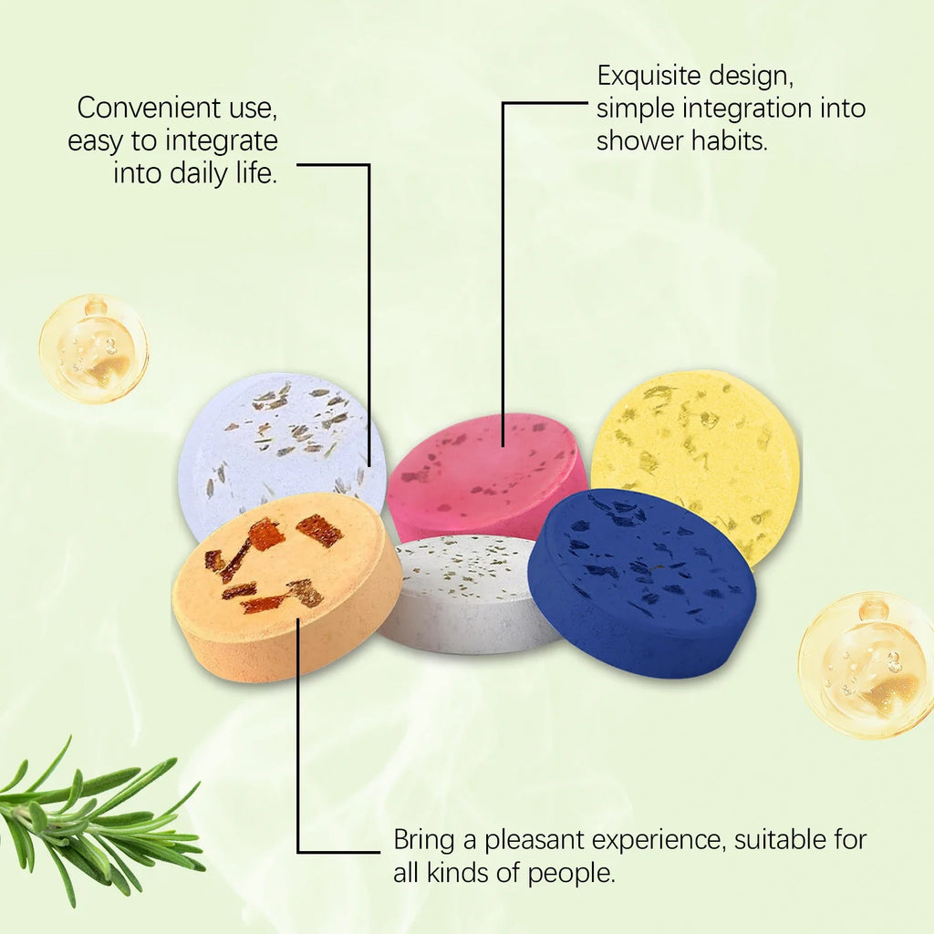 OceAura Aromatherapy Shower Steamers 6-Pack | Gift Set