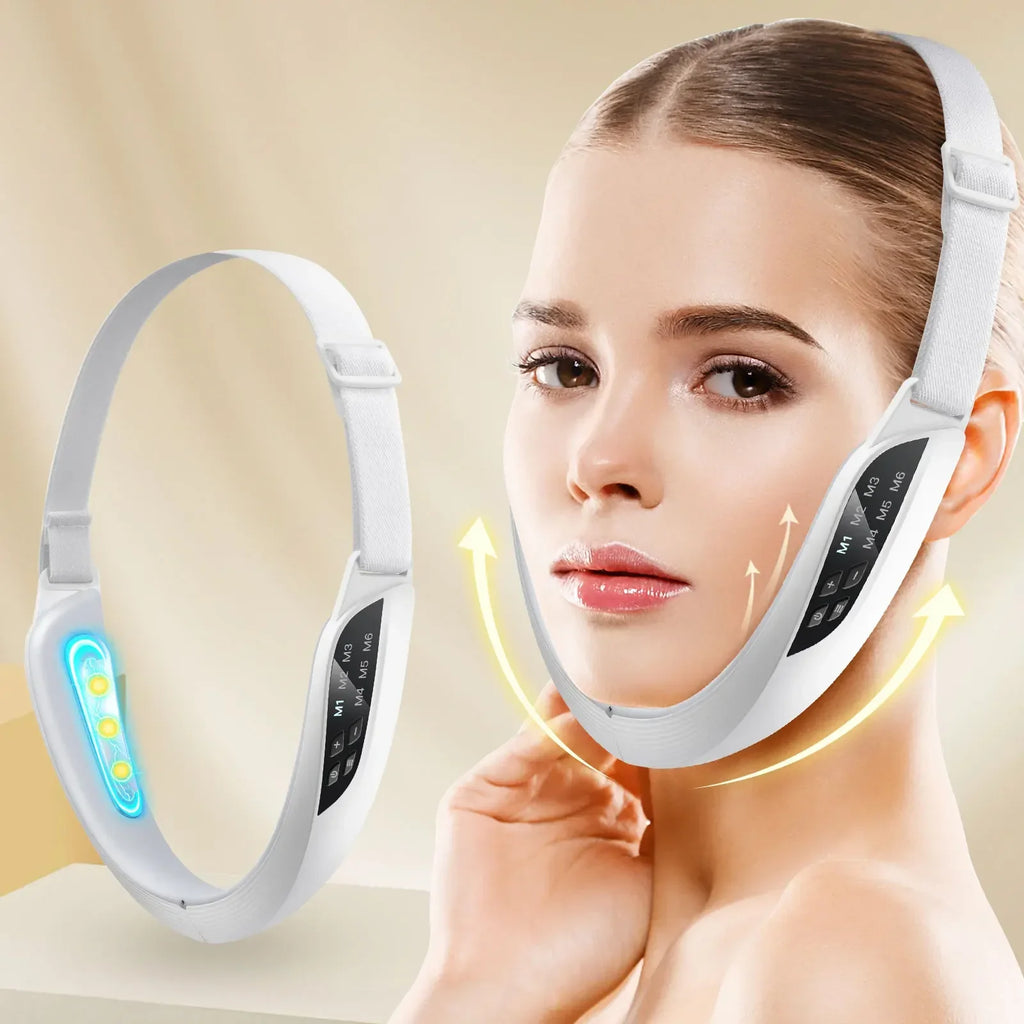 Hailicare Facial Massager – 6 Modes, 8 Levels, USB Rechargeable
