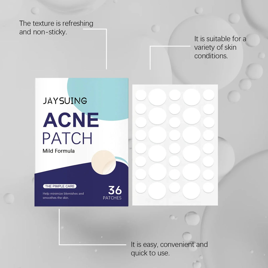 Jaysuing Salicylic Acid Pimple Patches 36pcs – Hydrocolloid Acne