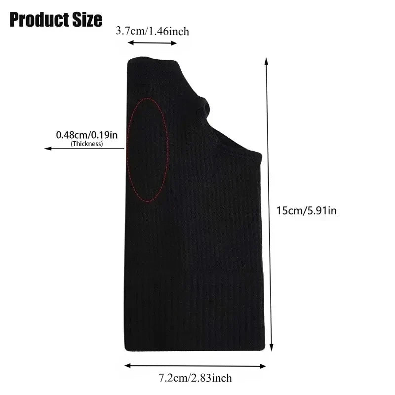 Breathable Wrist & Thumb Compression Gloves with Gel Pads