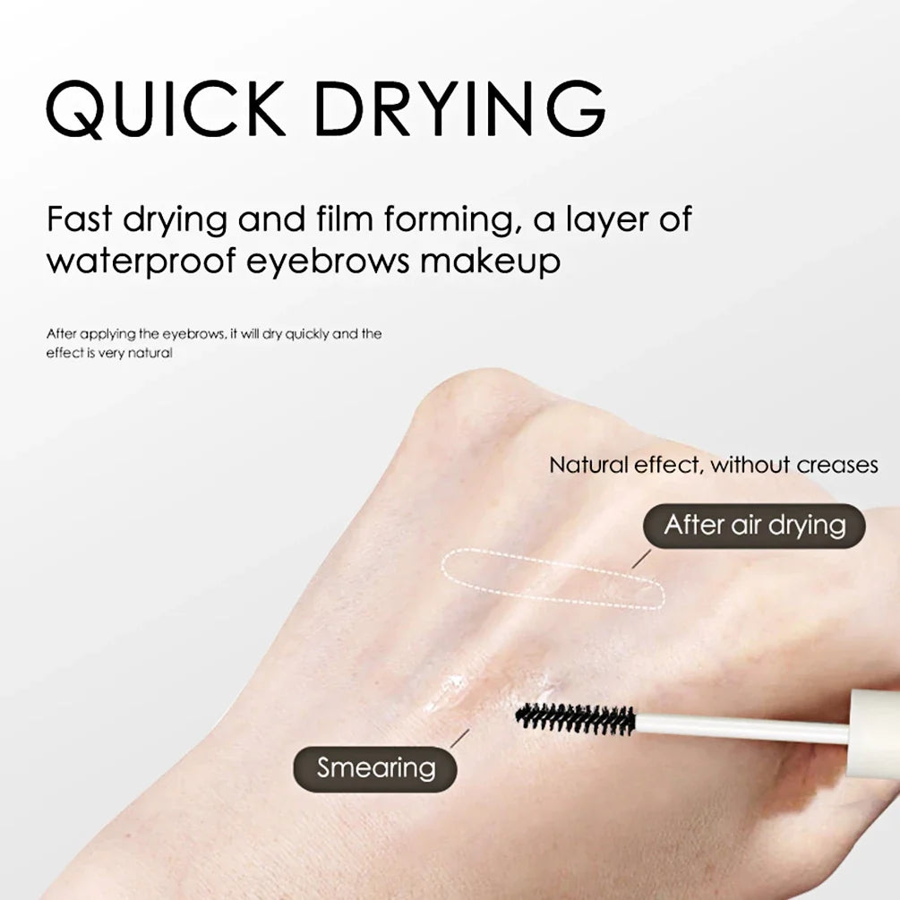 QIBEST Transparent Eyebrow Gel – Waterproof Long-Lasting Brow Styling