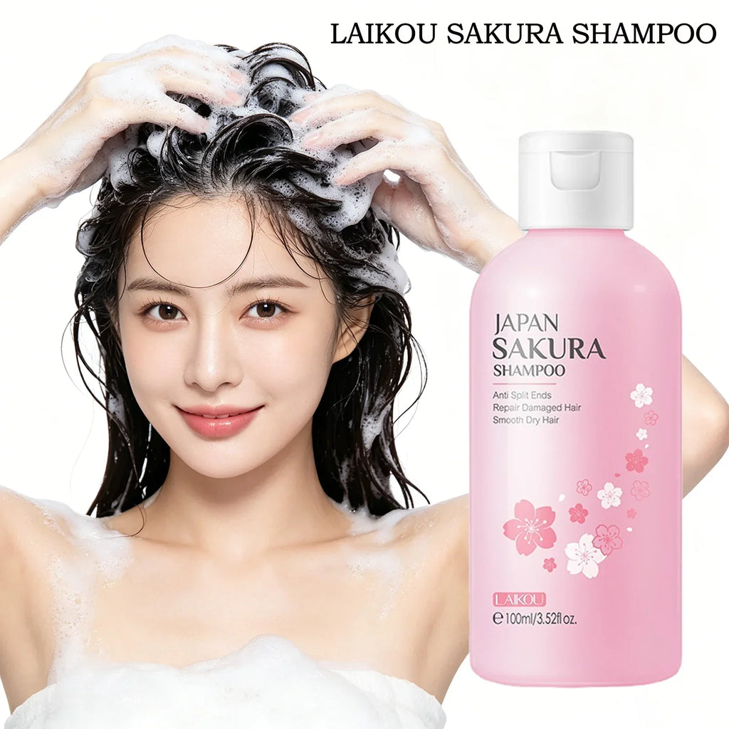 LAIKOU Sakura Shampoo & Conditioner – Oil Control & Repair