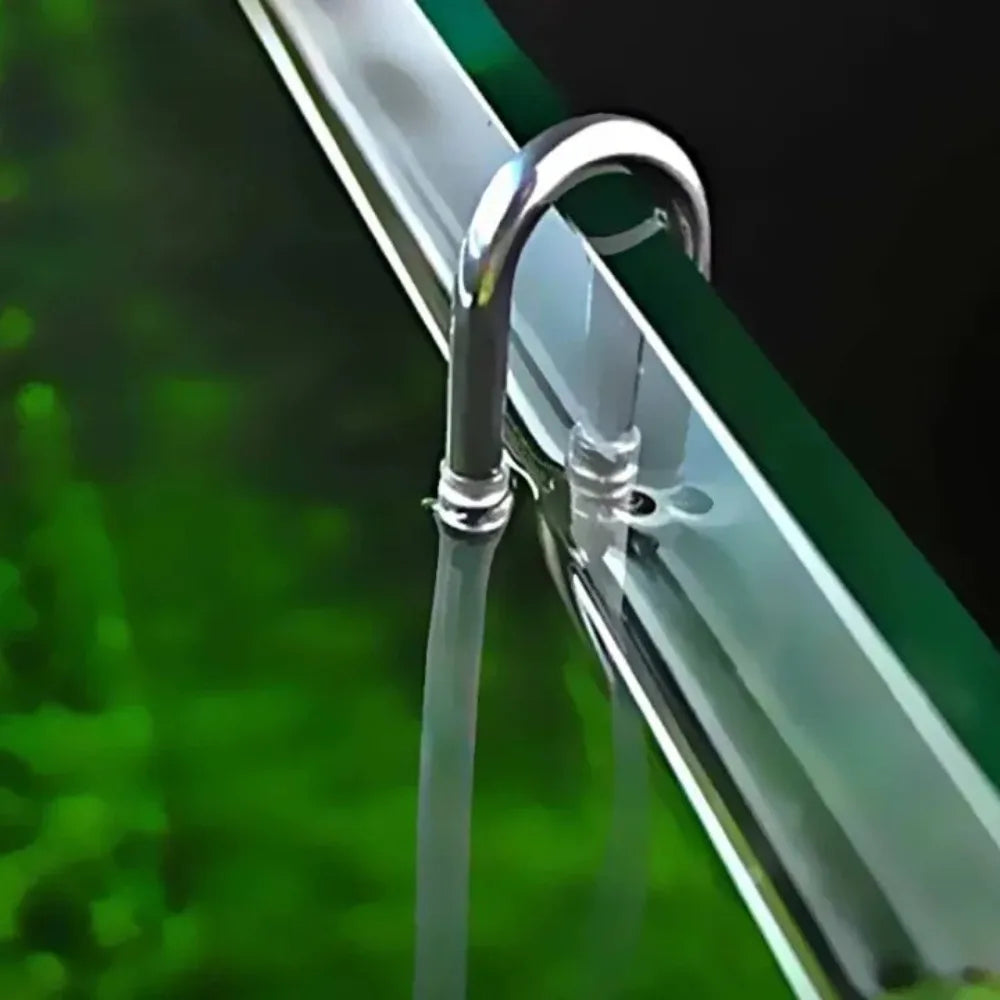 U-Shape Stainless Steel Aquarium CO2 & Air Tube Connector