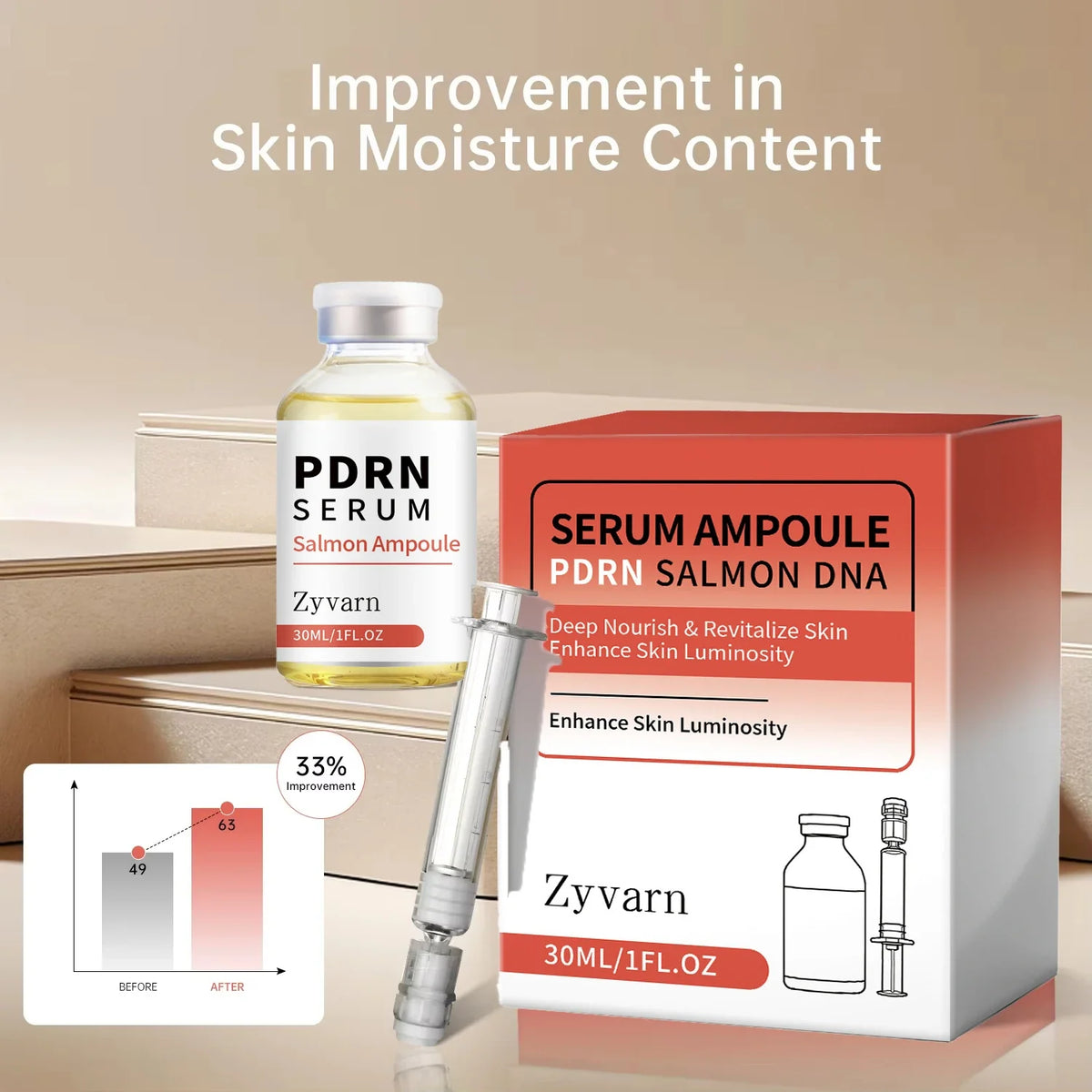 Korean Lifting Ampoule Face Serum – Anti-Aging & Firming