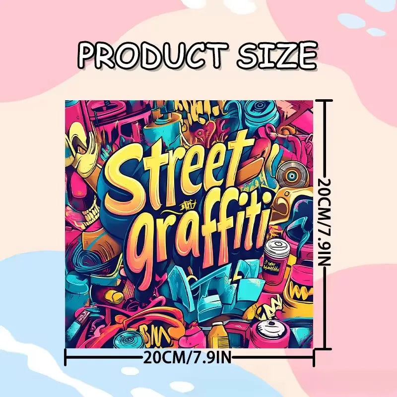 Street Graffiti Colouring Book Adult Picture