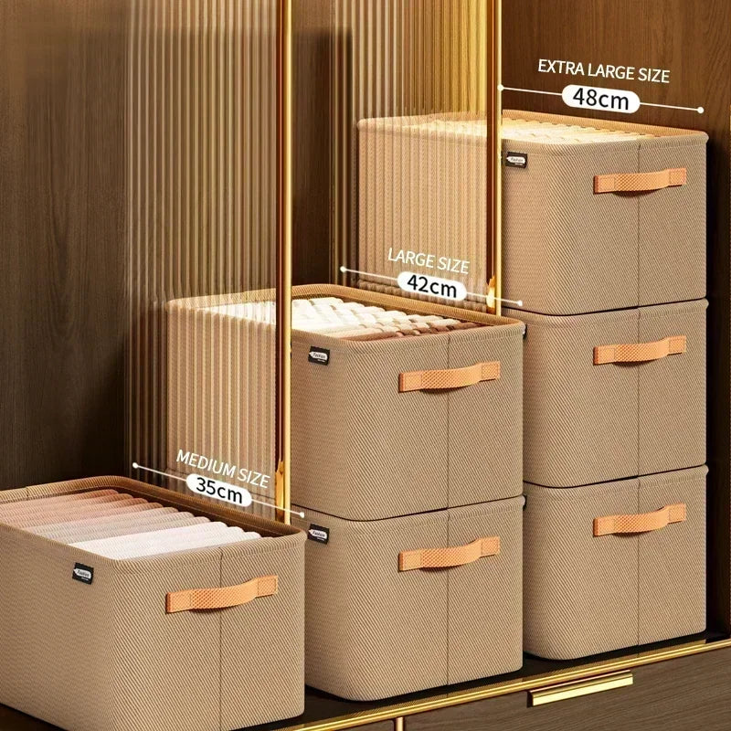 Foldable Clothes Storage Box – Wardrobe & Drawer Organizer