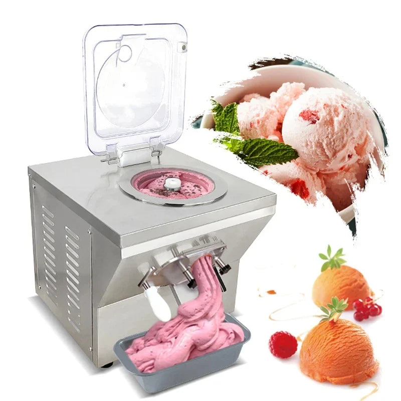 Desktop Hard Ice Cream Machine 20L Stainless Steel | CE Certified